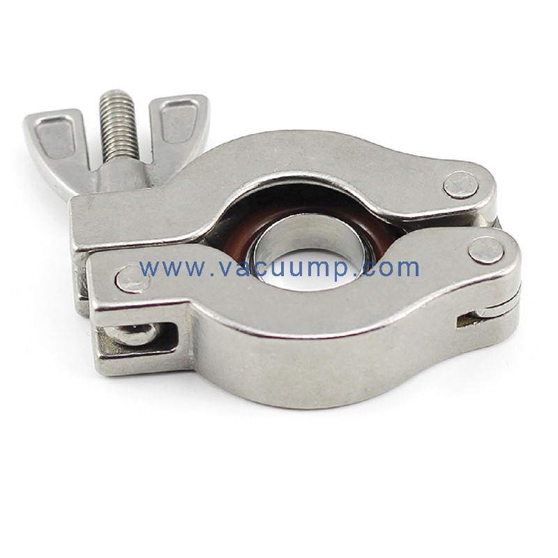 ISO KF16 25 40 50 Clamp SUS 304 Stainless Steel Quick Vacuum Pipe System Joint Fitting