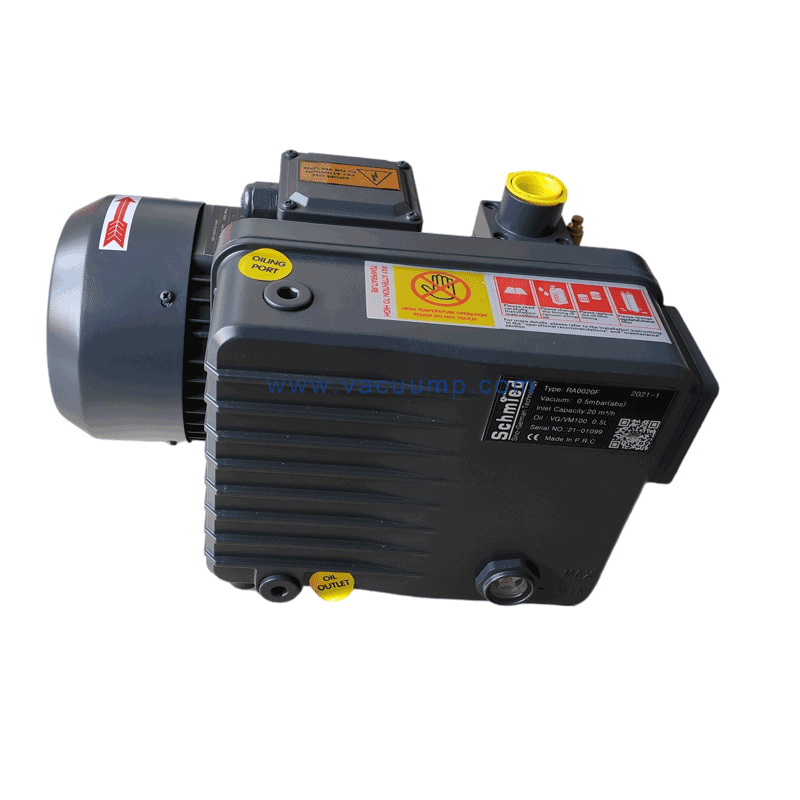 Schmied RA0020F Single-stage rotary vane vacuum pump replaces BUSCH