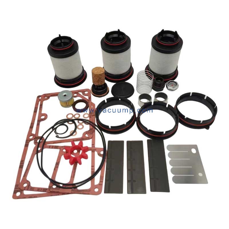 VC50-VC75 Overhaul Kit Wearing parts With Filter Vanes Seal Repair Parts For Elmo Rirtschle Vacuum Pump