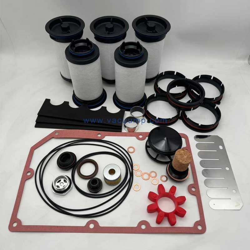 VC202 VC303 Overhaul Kit Wearing parts With Filter Vanes Seal Repair Parts For Elmo Rirtschle Vacuum Pump