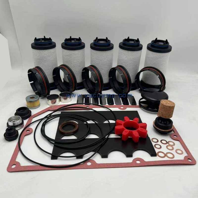 VC202 VC303 Overhaul Kit Wearing parts With Filter Vanes Seal Repair Parts For Elmo Rirtschle Vacuum Pump