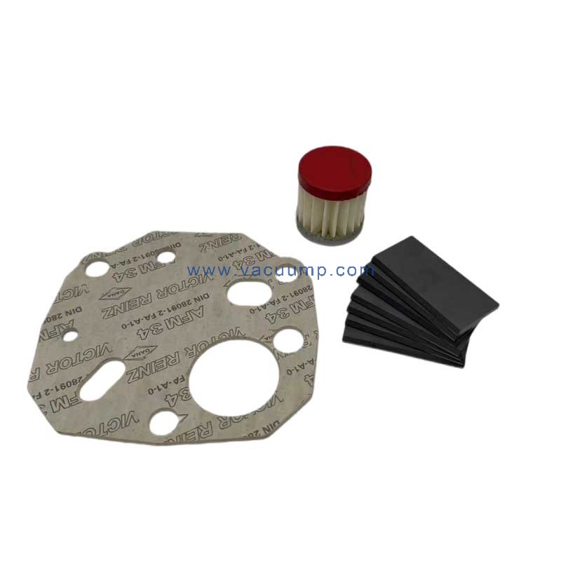 VT4.10 Service Set PN 57330027300 verhaul Kit With Filter Carbon Vanes gasket Repair Parts For BECKER Vacuum Pump