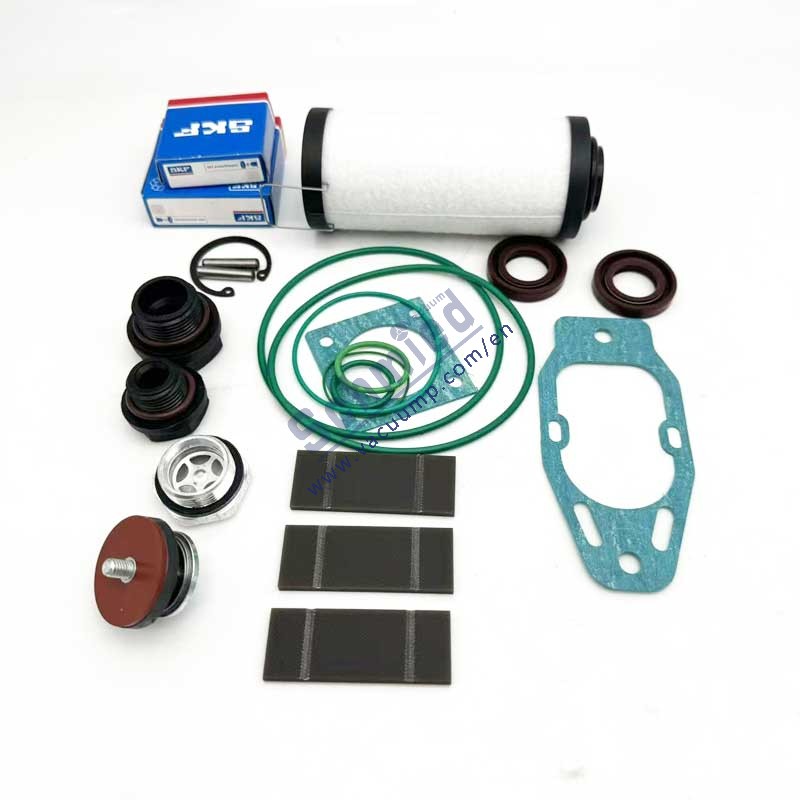 KB/KC0020 Overhaul Kit 0993121712 With Filter Vanes Seal Repair Parts For BUSCH Vacuum Pump