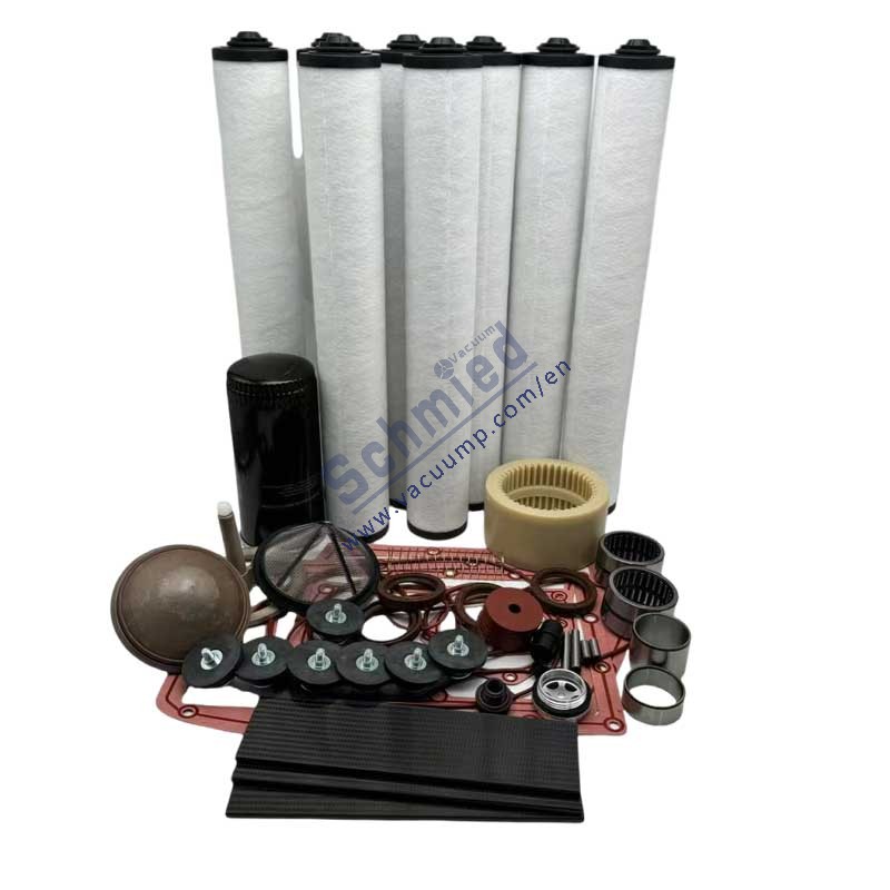 RA0400 Overhaul Kit 0993506183 With Carbon Fibre Vanes Seal Repair Parts For BUSCH Vacuum Pump